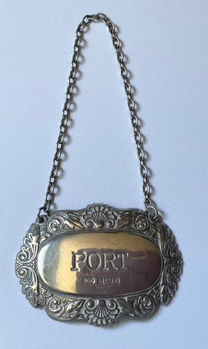 Vintage silver decanter - silver,