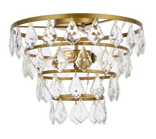 Crystal french pendant - french, flush
