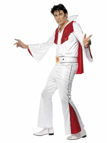 New elvis presley - white, red