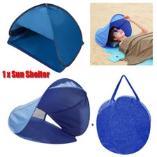 Beach Sun Shelter Pop Up Instant Sun Shade Tent Head Canopy Portable Windproof