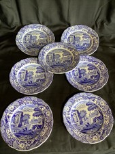 SET OF Seven VINTAGE Spode
