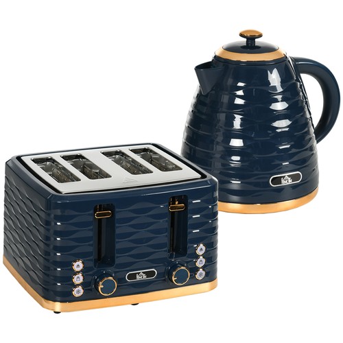 Homcom kettle and toaster - toaster, set