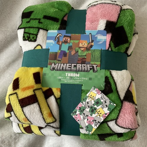 Minecraft throw blanket soft - blanket,