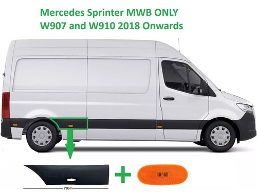 Mercedes sprinter side - mercedes, plastic