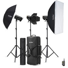 Godox QT400IIIM-D Studio Flash Light 3xQT400IIM Set B-Stock Studio Flash Kit