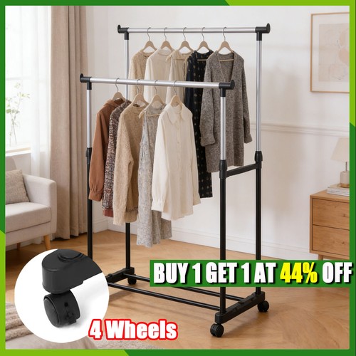 Adjustable mobile clothes coat - clothes,