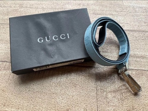 Gucci canvas leather dog - gucci, gg
