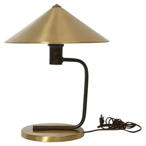 Art deco brass table lamp - brass,
