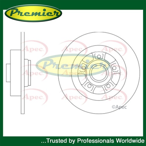 Premier rear brake disc - premier, 1x