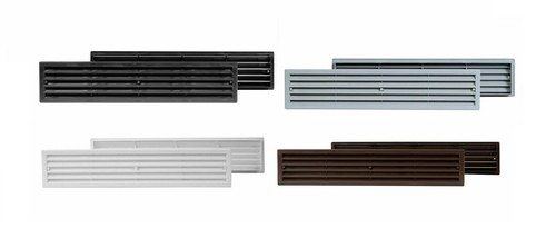 Bathroom door air vent grille - bathroom,