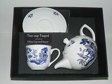 Blue Willow Pattern 2 cup