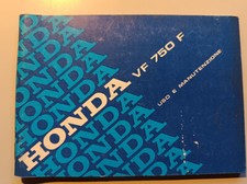 Honda VF750 F, Uso e Manutenzione, Italian, Owner's Manual, Drivers Manual