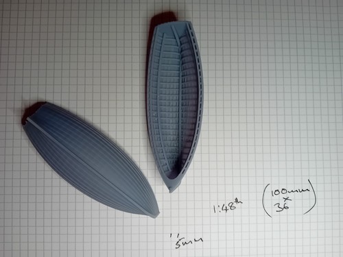 Scale 16ft lifeboat - scale,
