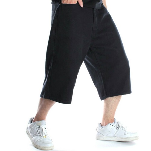 Men denim shorts - denim,