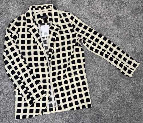 Bnwt topshop cream black check - topshop,
