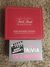 Trivial Pursuit Question Cards Baby Boomer TV & Movies Trivia 1980 Games Night