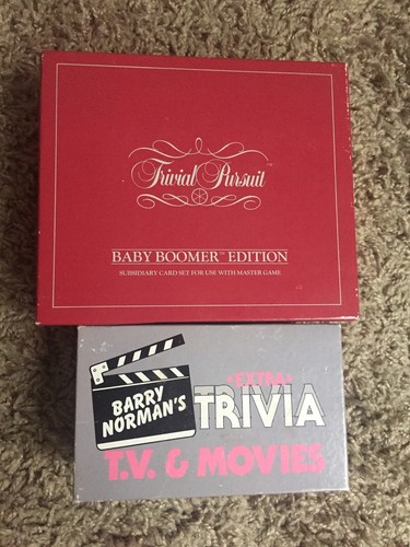 Trivial pursuit question cards - trivial,
