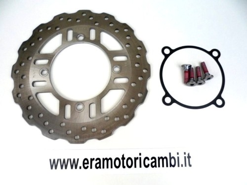 Rear brake disc with - disc, gasket