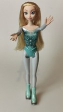 Disney Princess Ice Skating Elsa Doll 12" Frozen Barbie Princess 2013 Mattel