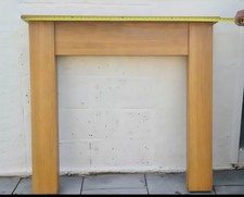 Marble Fireplace with Wooden Surround Traditional