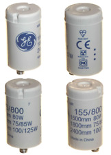 GE Starters for 75-125 Watt T12 Single Fluorescent Tube Lights 240v -  4 pack