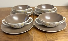 4x Poole Pottery Ripple 2