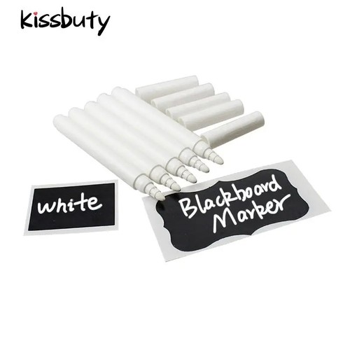 10x white chalk - white, marker