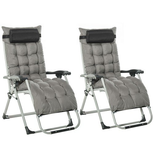 Outsunny pcs reclining zero - outsunny,
