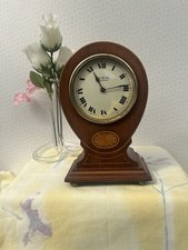 Antique Swiss Made Buren Balloon Mantel Clock In Excellent Working Order.