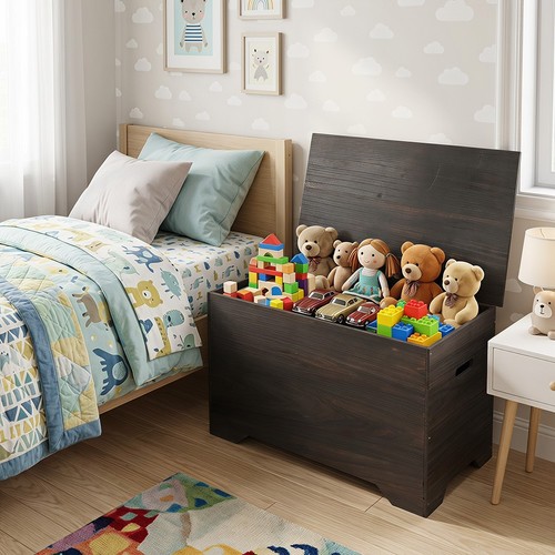 Wooden toy storage box for - wooden,
