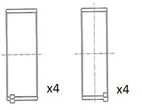 Connecting rod bearing fits - rod,