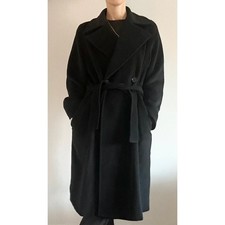 Black Max Mara Coat - Belt -
