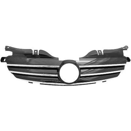 Radiator grille chrome black - radiator,