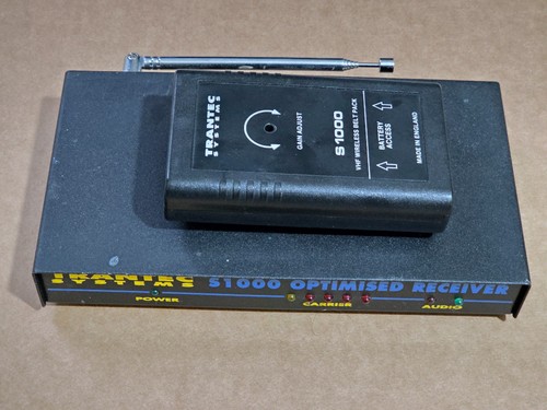 Trantec s1000 receiver rtd - receiver, +