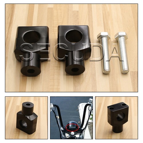 Black motorcycle handlebar fat - black,