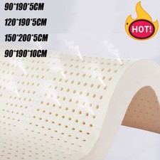 Natural Latex Mattress Thin Models Tatami Double Rubber Soft Breathable UK