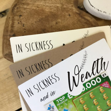 Scratch Card Holder. Lottery