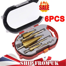 6Pcs 4mm-32mm Spiral Step Cone