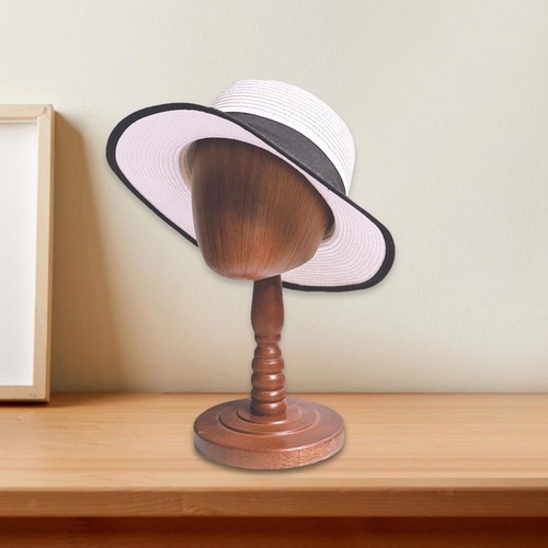 Wooden mannequin head - wooden, model