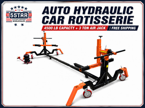 Auto hydraulic car rotisserie - auto,