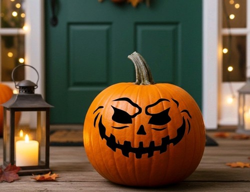Large halloween pumpkin - halloween,