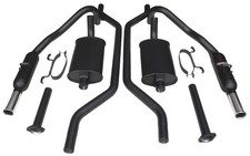 Ford Capri 3.0 V6 Mk2 MK3 Sportex Exhaust System with Dual 3" Polished Tips ****