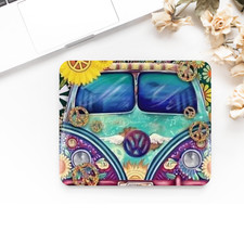 Campervan Anti - Slip desk mouse mat. Laptop, Office, Ipad, PC, 