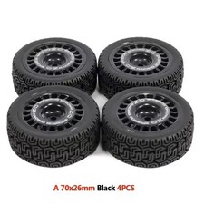 4X 1/10 RC 70mm Tires&Wheels