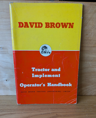 Vintage david brown tractor - brown,