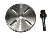 8MM WATCHMAKING ARBOR WITH 80MM FACEPLATE FOR BOLEY LATHES FROM RDGTOOLS