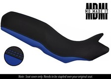 FITS BMW F 650 800 GS 08-12 DUAL CUSTOM VINYL SEAT COVER DSG2 BLACK & BLUE