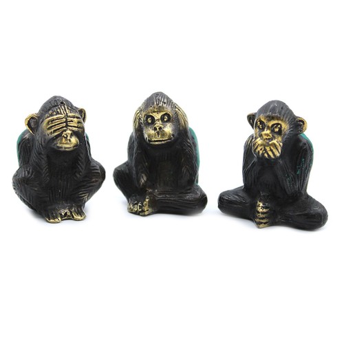 Set brass monkeys - set, 3