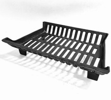 24'' Fire Grate for Open Fireplace | Large Heavy Cast Iron Fire Basket | Freesta