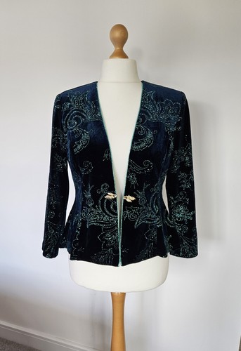 Vintage velvet embroidered - vintage,